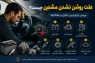 علت روشن نشدن ماشین چیست؟ بررسی رایجترین دلایل و راهکارها
